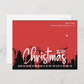 New Horizons Bouw, Architectenbureau X-Mas Feestdagenkaart (Voorkant / Achterkant)