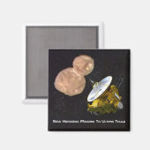 New Horizons-missie naar Ultima Thule Magneet (Voorkant / Achterkant)