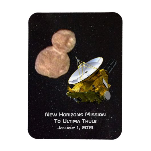 New Horizons Mission to Ultima Thule Magneet (Verticaal)