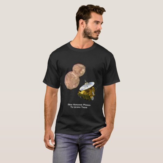 New Horizons Mission to Ultima Thule T-shirt (Voorkant volledig)