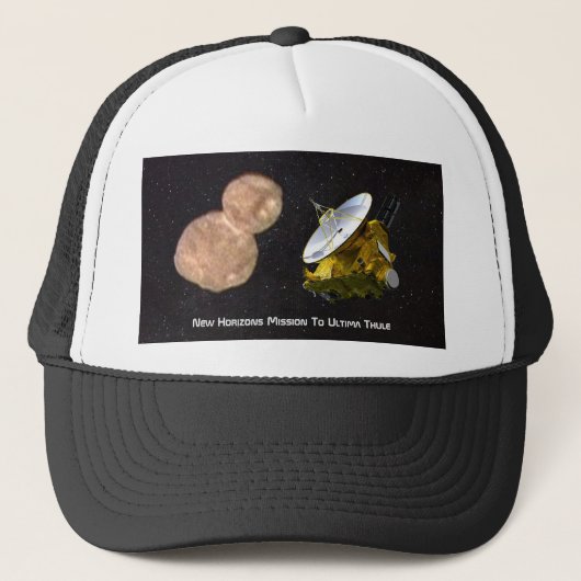 New Horizons Mission to Ultima Thule Trucker Pet (Voorkant)