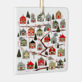 New House Family Keramisch Ornament (Rechts)