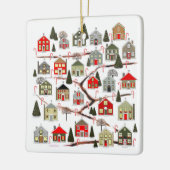 New House Family Keramisch Ornament (Links)