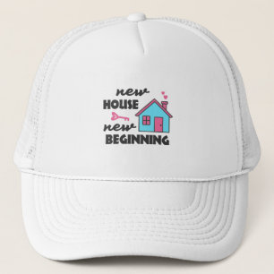 New House New Beginning Trucker Pet