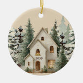 New House New Build Custom Christmas Ornament (Voorkant)