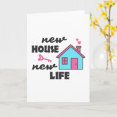 New House New Life Kaart (Gele Bloem)
