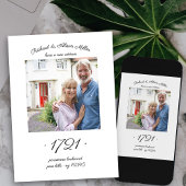 New House Number Elegant Photo Moving Aankondiging