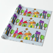 New House Realtor HouseWarming Gift Cadeaupapier (Uitgerold)