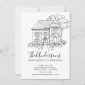 New House | Verplaatsingsaankondiging Kaart (Voorkant)