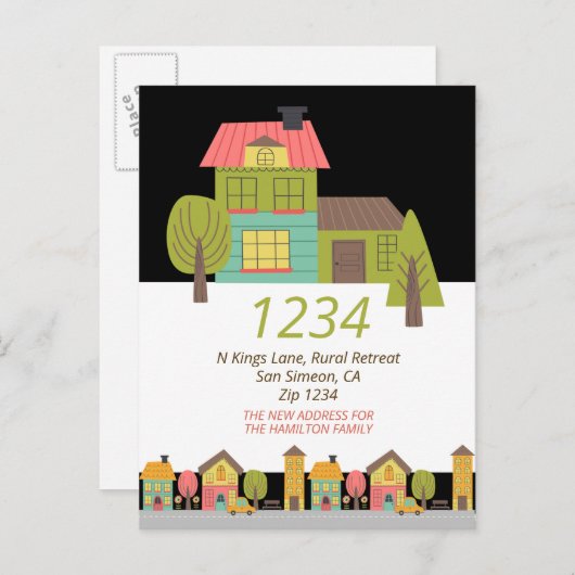 New House We hebben de aankondiging van thuis verp (Voorkant / Achterkant)