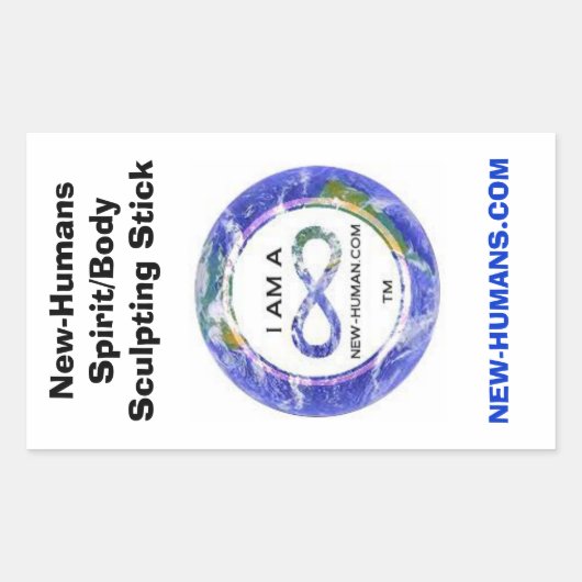 New-Humans Spirit/Body Sculpting Stick Sticker (Voorkant)