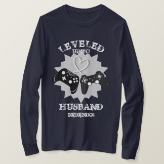 New Husband Funny Personalized Gamer T-shirt