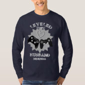 New Husband Funny Personalized Gamer T-shirt (Voorkant)