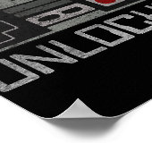 New Husband Level Unlocked Just Married Gamer Bach Poster (Hoek)