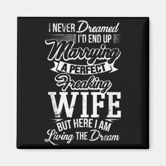 New Husband Wedding Anniversary Couple Hubby Gift  Magneet