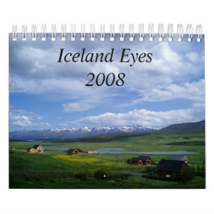 *New* IJslandse ogen 2008, met tekst Kalender