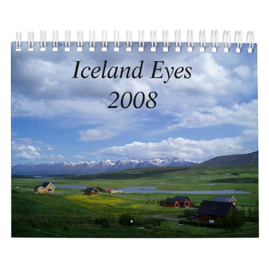 *New* IJslandse ogen 2008, met tekst Kalender (Hoes)