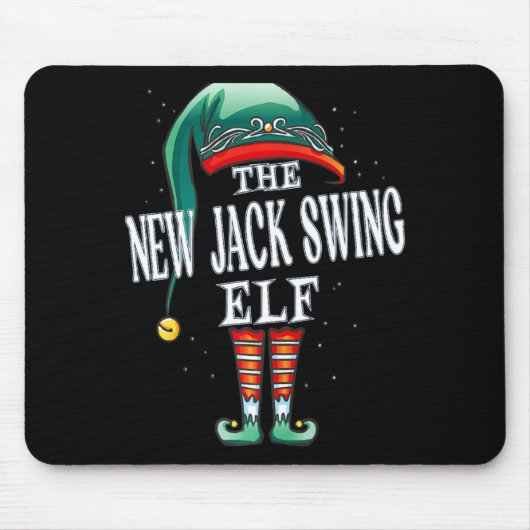 New Jack Swing Elf Christmas Group Xmas Pajama Par Muismat (Voorkant)