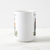 New jeans? No, new cat. Folded Greeting Card Koffiemok (Center)