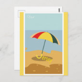  New Jersery Shore Travel Briefkaart (Voorkant / Achterkant)