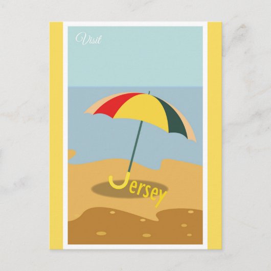  New Jersery Shore Travel Briefkaart (Voorkant)