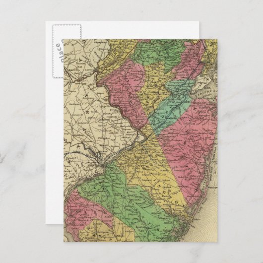 New Jersey 12 Briefkaart (Voorkant / Achterkant)