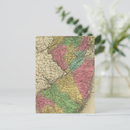 New Jersey 12 Briefkaart (Staand voorkant)