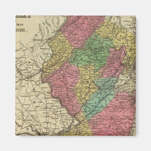 New Jersey 12 Magneet (Voorkant)