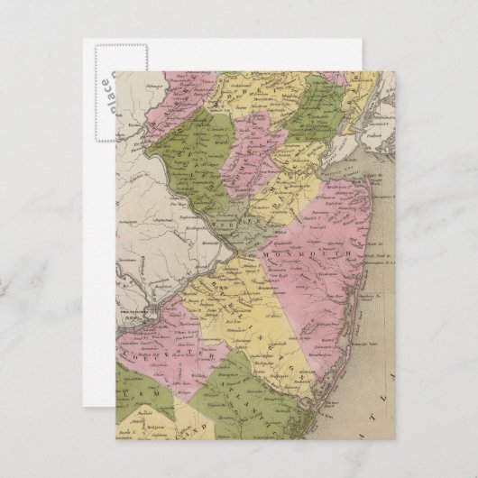 New Jersey 16 Briefkaart (Voorkant / Achterkant)