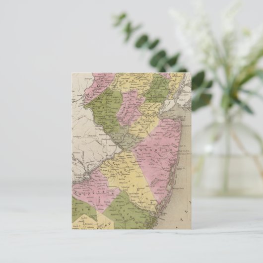 New Jersey 16 Briefkaart (Staand voorkant)