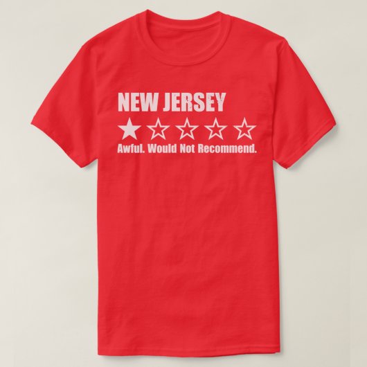 New Jersey 1 Review 1 T-shirt (Design voorkant)