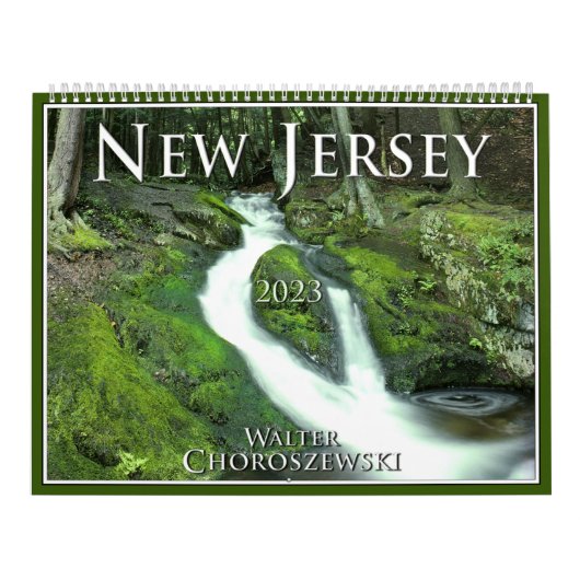 NEW JERSEY 2023 Agenda van Walter Choroszewski Kalender (Hoes)