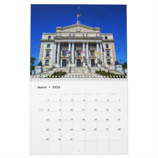 New Jersey 2025 Kalender (Mar 2026)