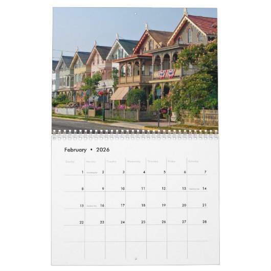 New Jersey 2025 Kalender (Feb 2026)