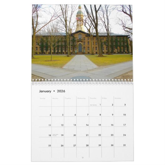 New Jersey 2025 Kalender (Jan 2026)