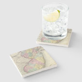 New Jersey 2 Stenen Onderzetter (Zijkant)