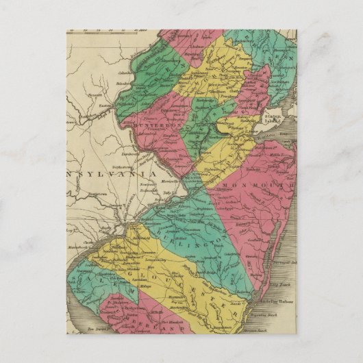 New Jersey 3 Briefkaart (Voorkant)