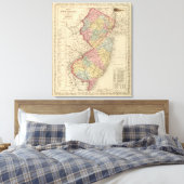 New Jersey 4 Canvas Afdruk (Insitu (Slaapkamer))