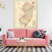 New Jersey 4 Canvas Afdruk (Insitu (Woonkamer))