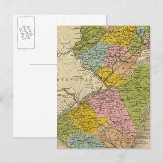 New Jersey 5 Briefkaart (Voorkant / Achterkant)