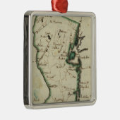New Jersey 5 Metalen Ornament (Rechts)