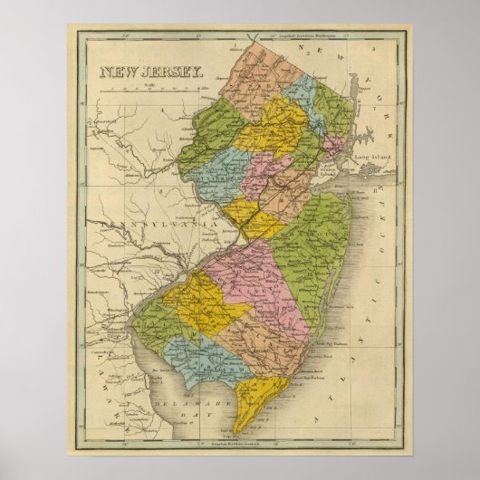 New Jersey 5 Poster (Voorkant)