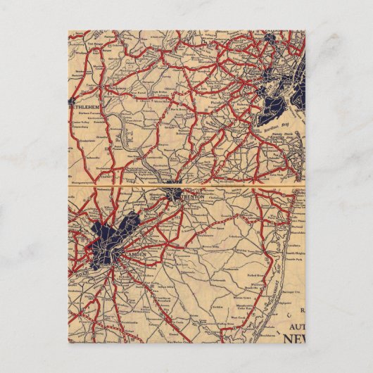 New Jersey 6 Briefkaart (Voorkant)