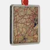 New Jersey 6 Metalen Ornament (Rechts)