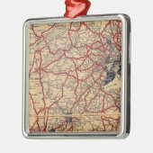 New Jersey 6 Metalen Ornament (Links)