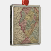 New Jersey 7 Metalen Ornament (Rechts)