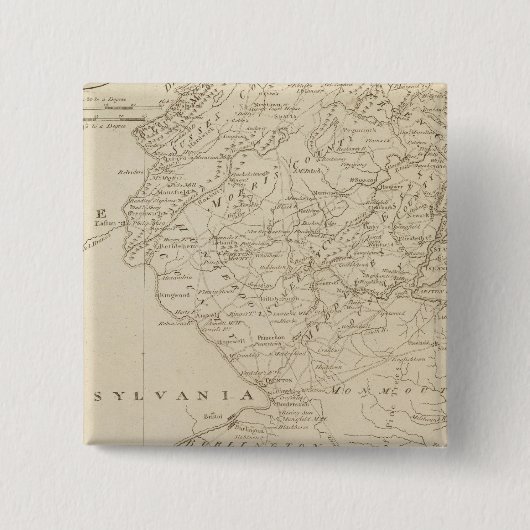 New Jersey 8 Vierkante Button 5,1 Cm (Voorkant)