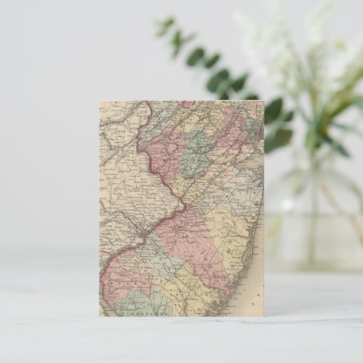 New Jersey 9 Briefkaart (Staand voorkant)