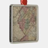 New Jersey 9 Metalen Ornament (Rechts)