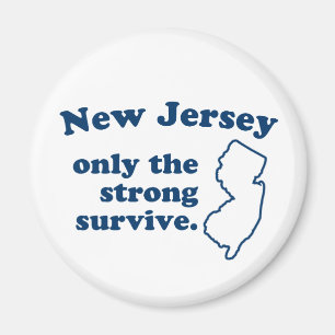 New Jersey alleen maar het sterke Survive Magneet